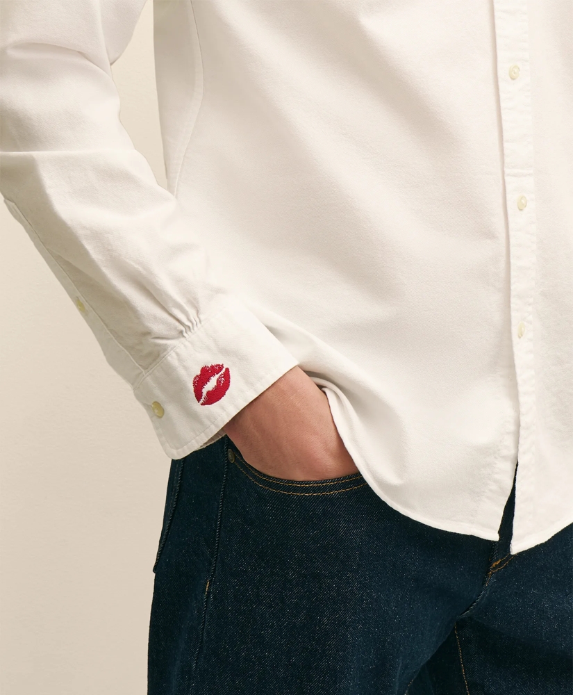 Marilyn Monroe 100 Friday Oxford Cotton Polo Button-Down Shirt, image 6