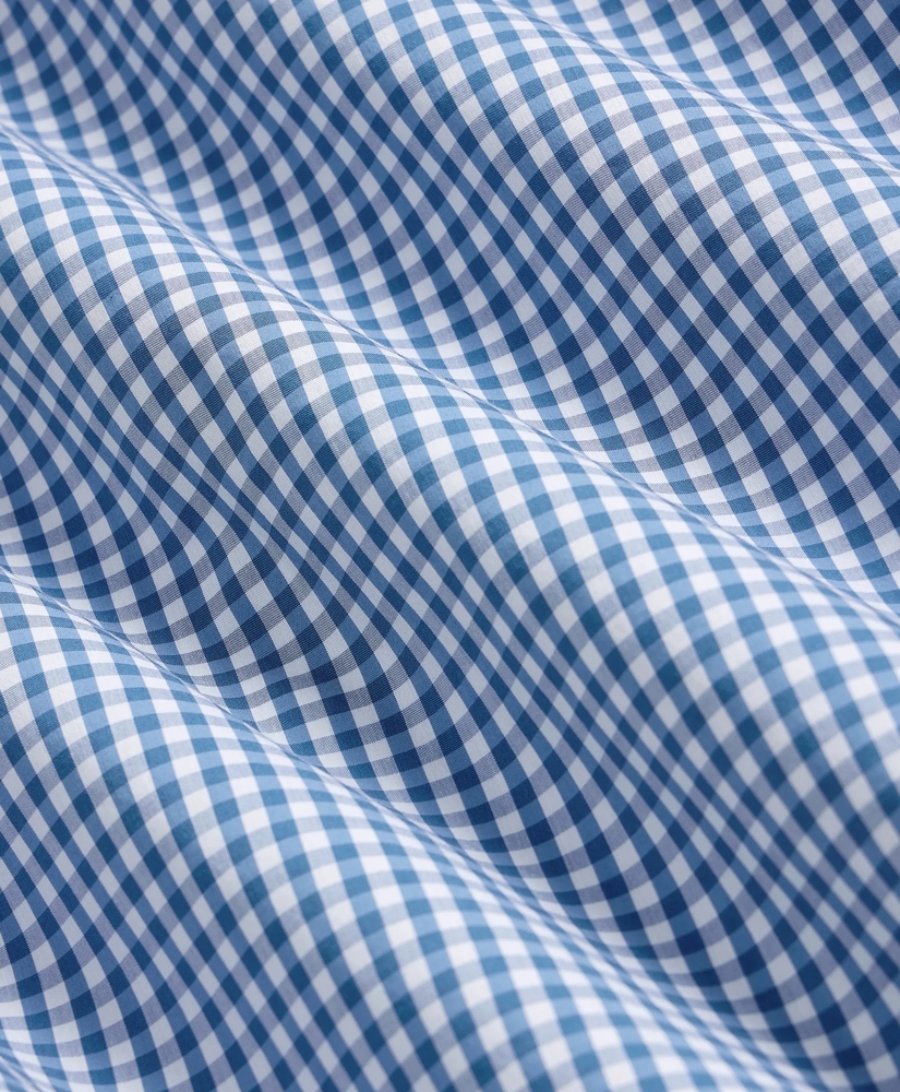 Performance Series Stretch Polo Button-Down Collar, Gingham Sport Shirt, image 6