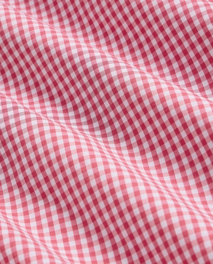 Performance Series Stretch Polo Button-Down Collar, Gingham Sport Shirt, image 3