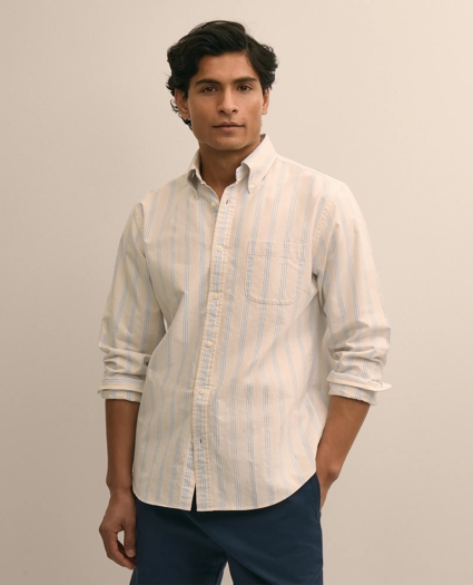 Friday Shirt, Oxford Novelty Stripe, image 1