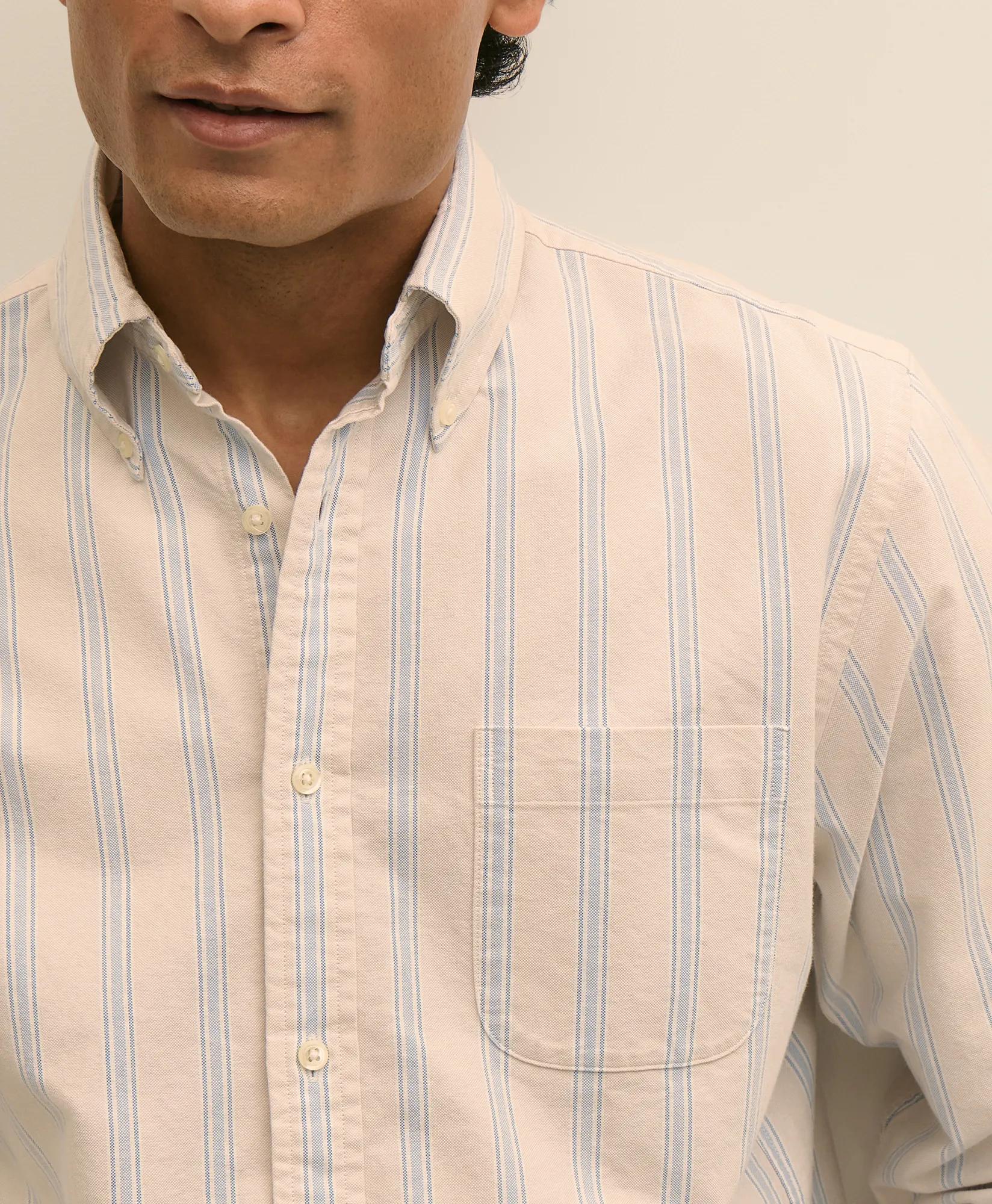 Friday Shirt, Oxford Novelty Stripe, image 2