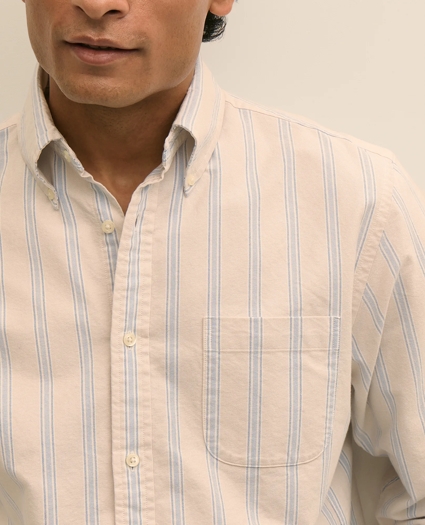 Friday Shirt, Oxford Novelty Stripe, image 2