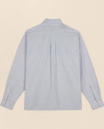 Brooks Brothers x Brain Dead Cotton Embroidered Oxford Button-Down Collar, Striped Sport Shirt, image 3