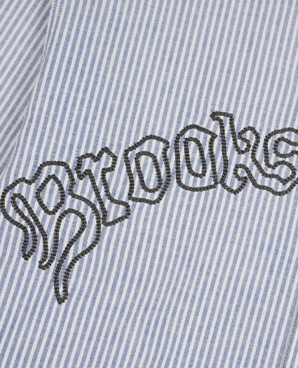 Brooks Brothers x Brain Dead Cotton Embroidered Oxford Button-Down Collar, Striped Sport Shirt, image 4