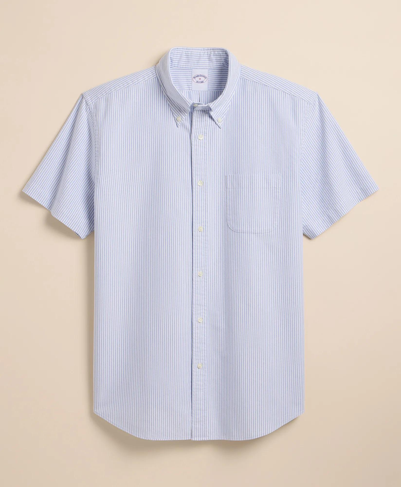 Friday Shirt, Oxford Candy Stripe, Short Sleeve, image 1