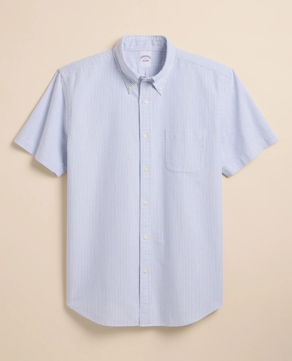 Friday Shirt, Oxford Candy Stripe, Short Sleeve, image 1