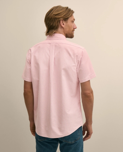Friday Shirt, Oxford Candy Stripe, Short Sleeve, image 3