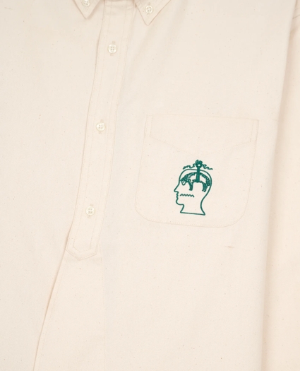 Brooks Brothers x Brain Dead Cotton Embroidered Oxford Button-Down Collar, Sport Shirt, image 3