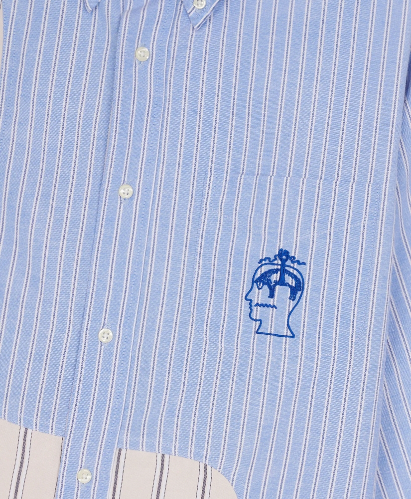 Brooks Brothers x Brain Dead Cotton Blend Embroidered Oxford