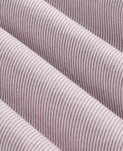 Portuguese Flannel Button Down Collar, Candy Stripe Shirt, image 6