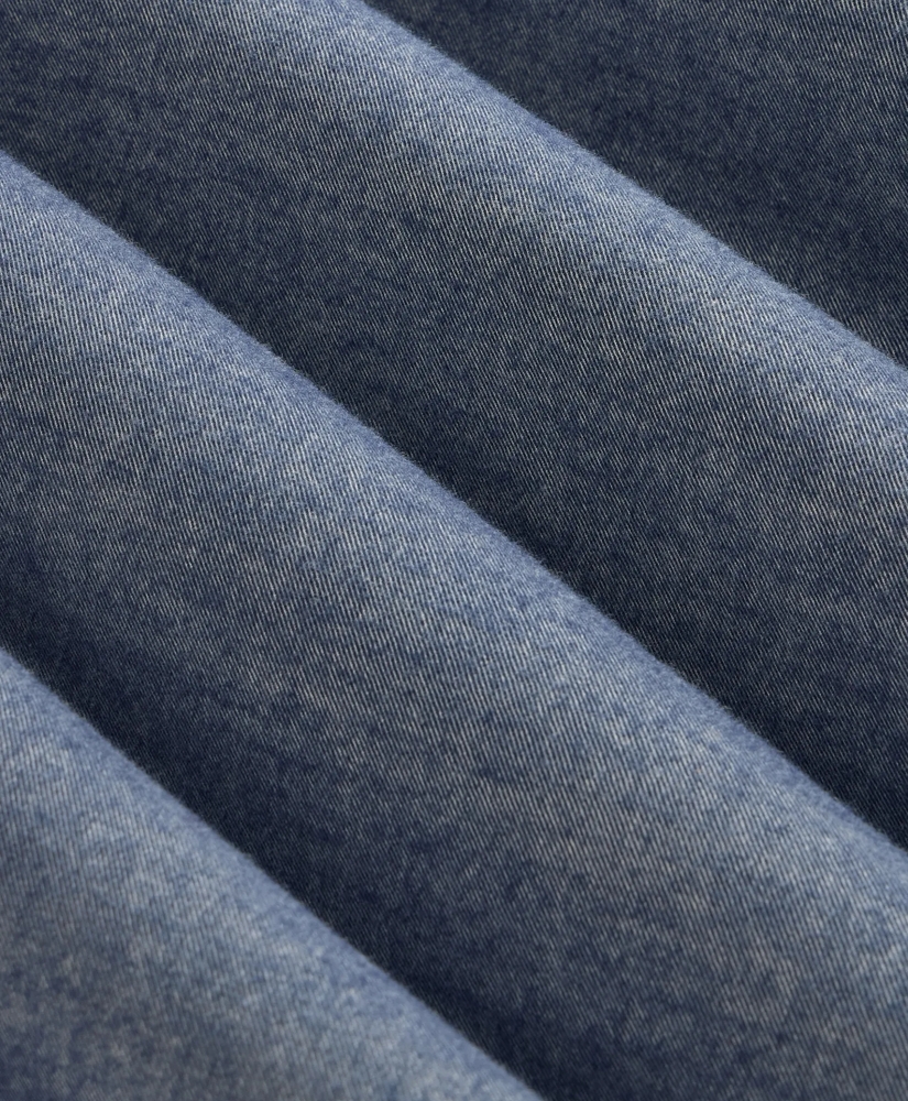 Brushed-Cotton Flannel Western Sport Shirt, image 3