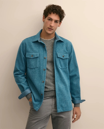 Wool Blend Shirt Jacket, image 1