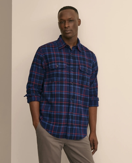 Cotton Flannel Shirt Jacket, image 1