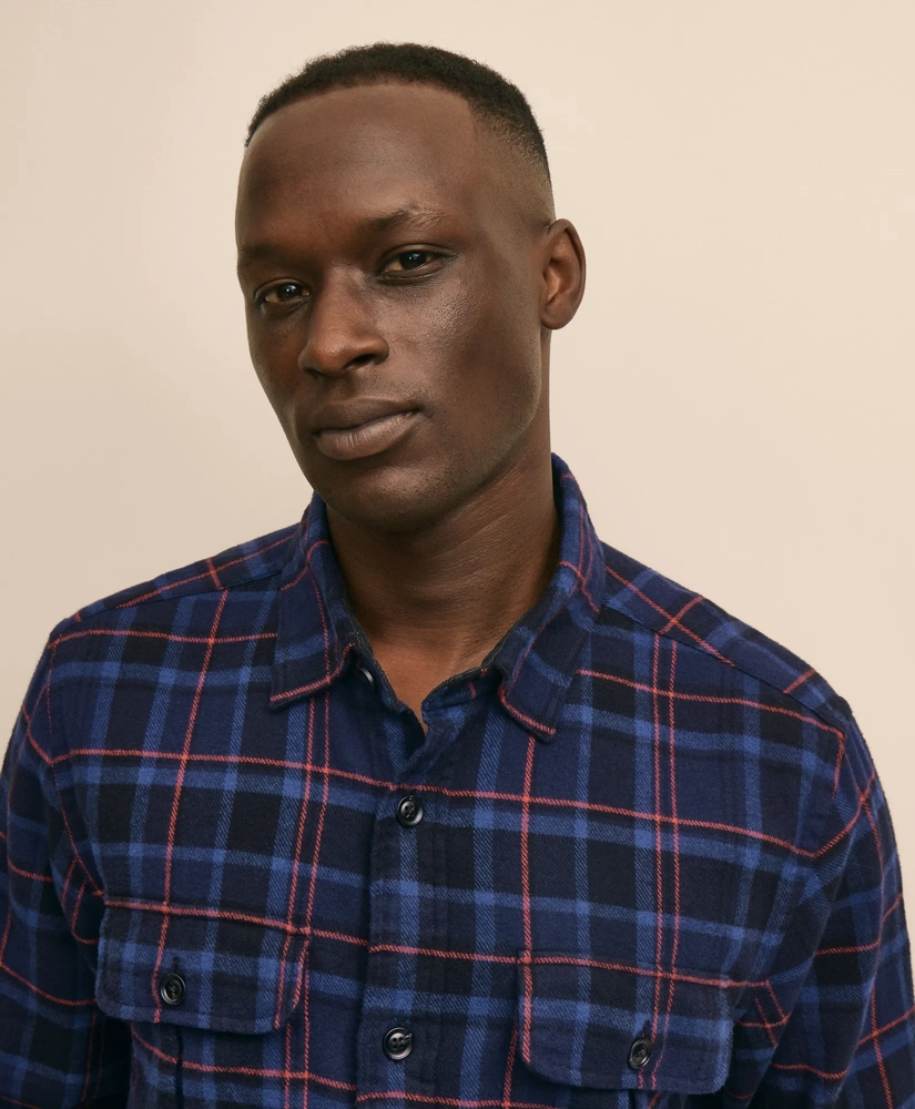 Cotton Flannel Shirt Jacket, image 3