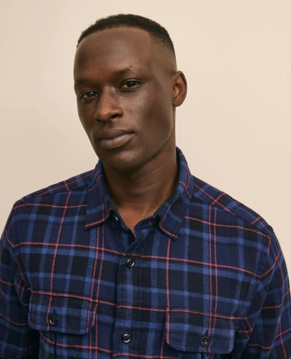 Cotton Flannel Shirt Jacket, image 3