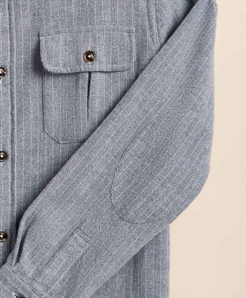 Cotton Flannel Shirt Jacket, image 4
