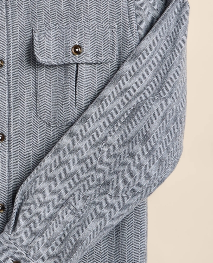 Cotton Flannel Shirt Jacket, image 4