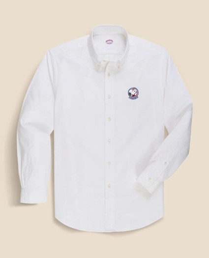 Brooks Brothers x PEANUTS Traditional Fit Oxford Button-Down Collar Sport Shirt, image 1