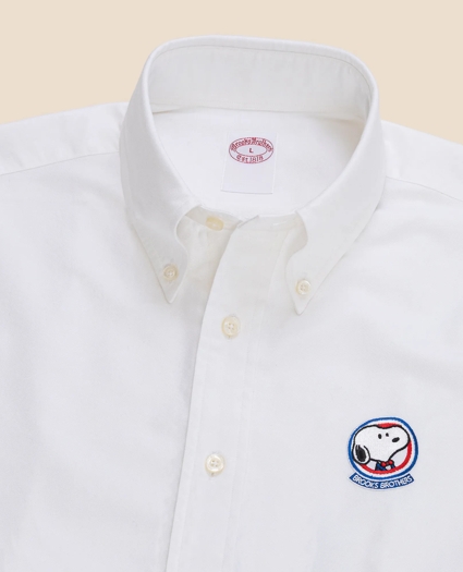 Brooks Brothers x PEANUTS Traditional Fit Oxford Button-Down Collar Sport Shirt, image 2