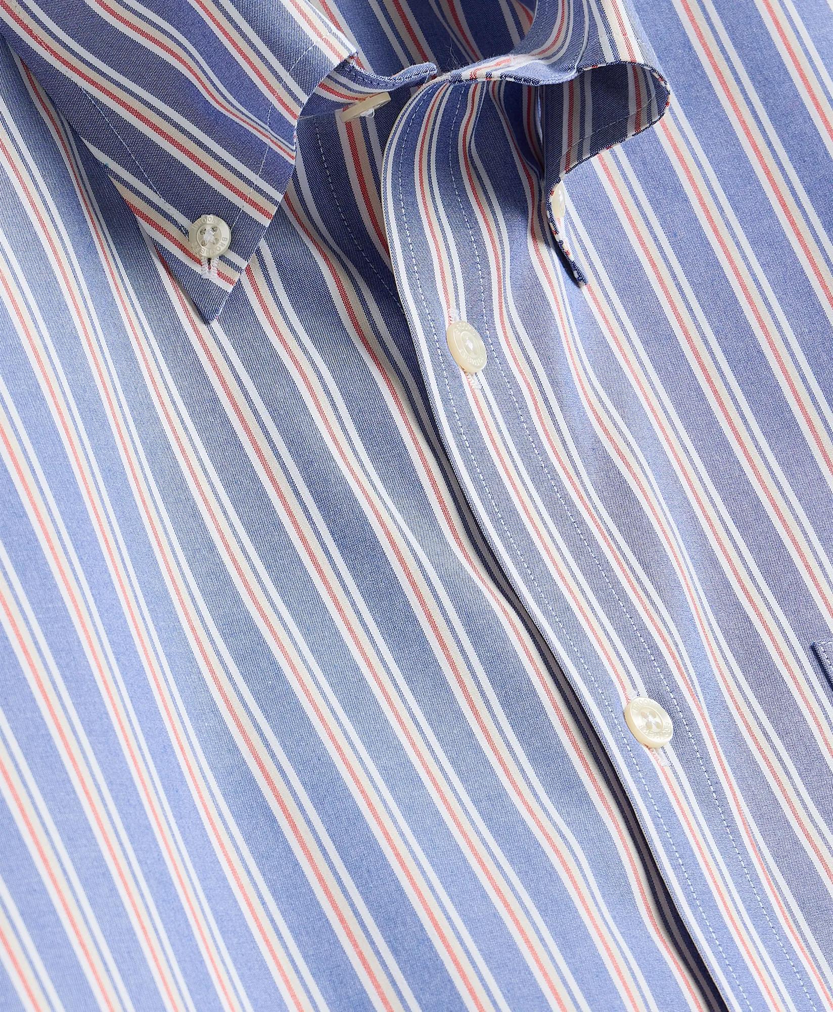 Stretch Non-Iron Broadcloth Button-Down Collar Short-Sleeve Sport Shirt, image 2