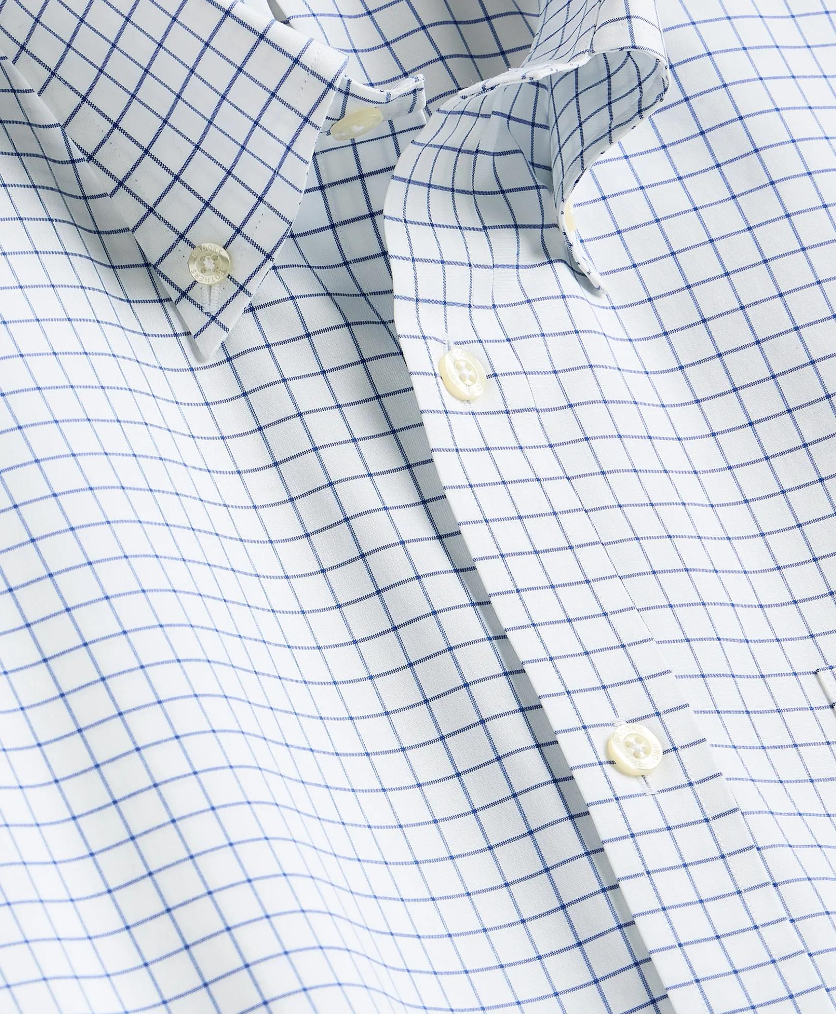 Stretch Non-Iron Broadcloth Button-Down Collar Short-Sleeve Sport Shirt, image 2