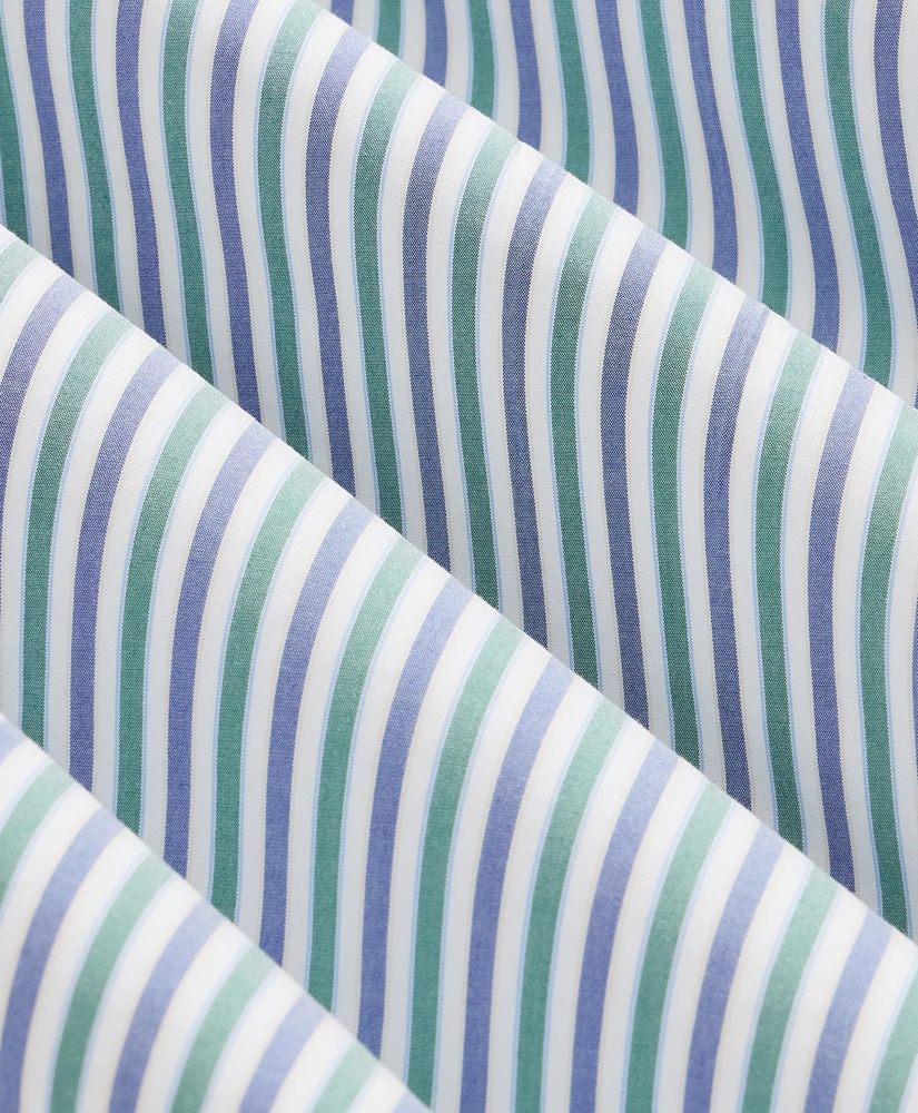 Stretch Non-Iron Broadcloth Button-Down Collar Short-Sleeve Sport Shirt, image 3