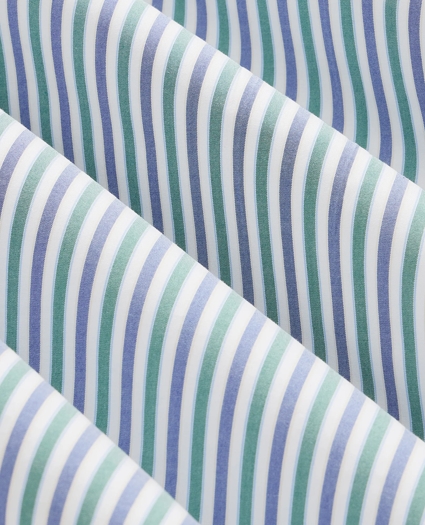 Stretch Non-Iron Broadcloth Button-Down Collar Short-Sleeve Sport Shirt, image 3