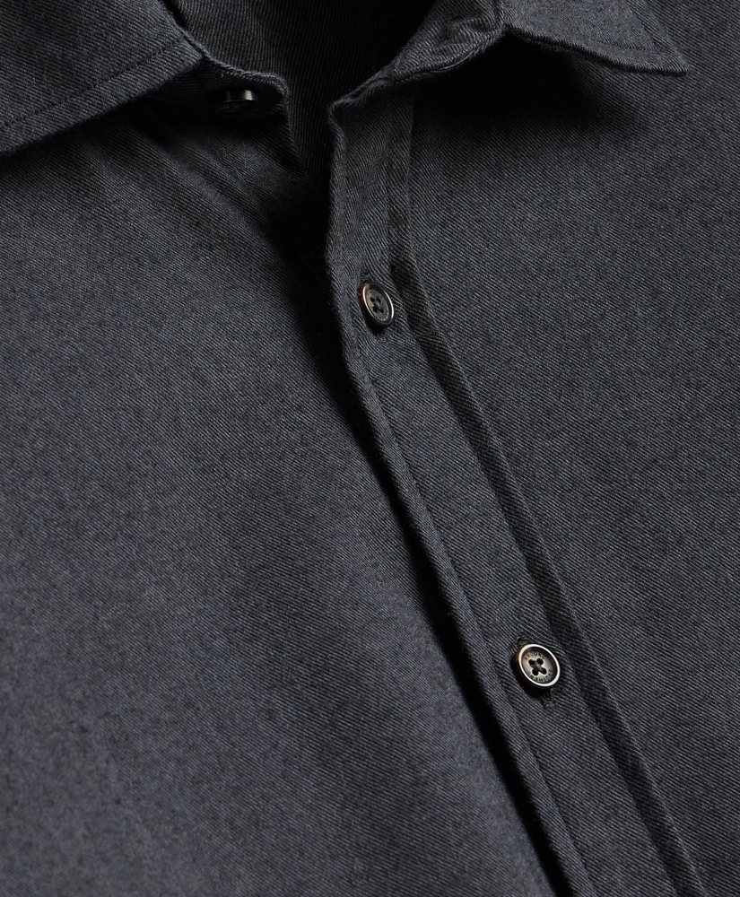 Cotton-Brushed Wool Sport Shirt, image 5