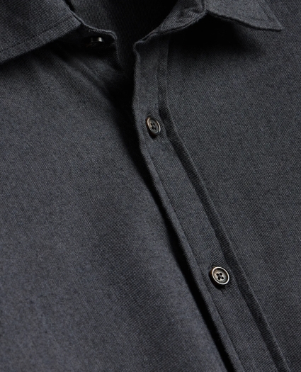 Cotton-Brushed Wool Sport Shirt, image 5