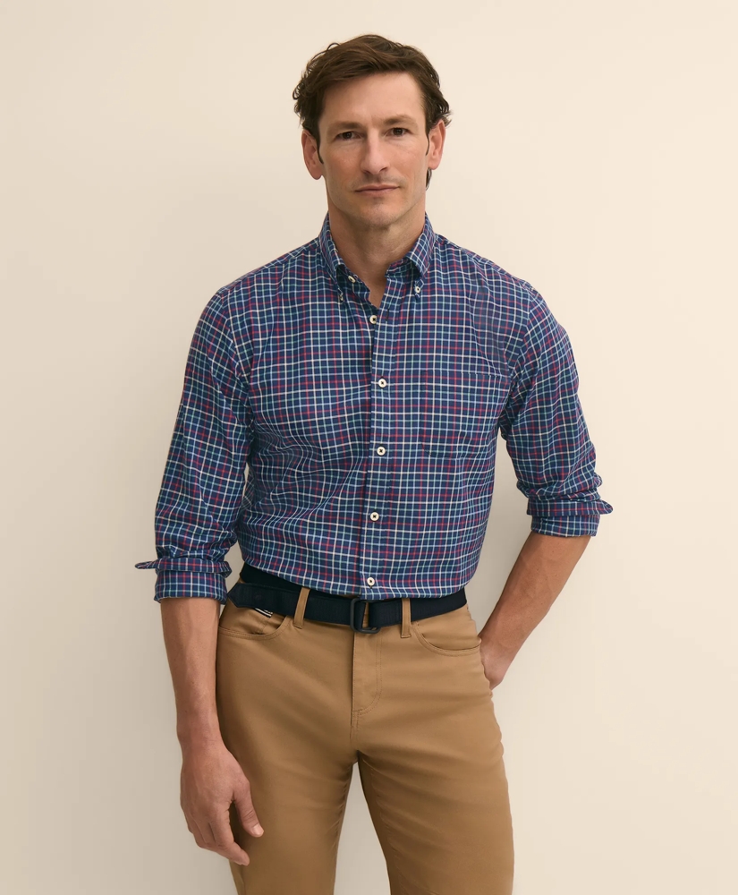 Performance Series Oxford Button Down Collar, Sport Shirt, image 1