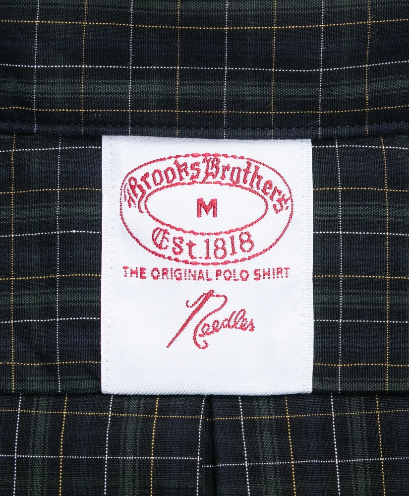 Brooks Brothers x NEEDLES Cotton Poplin Mini Tartan Check Button-Down Shirt, image 4