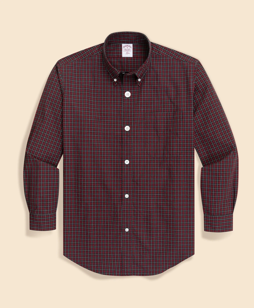 Brooks Brothers x NEEDLES Cotton Poplin Mini Tartan Check Button-Down Shirt, image 1