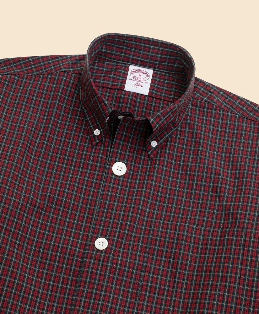 Brooks Brothers x NEEDLES Cotton Poplin Mini Tartan Check Button-Down Shirt, image 3