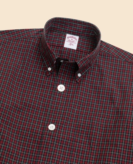 Brooks Brothers x NEEDLES Cotton Poplin Mini Tartan Check Button-Down Shirt, image 3