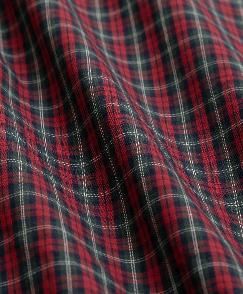 Brooks Brothers x NEEDLES Cotton Poplin Mini Tartan Check Button-Down Shirt, image 4