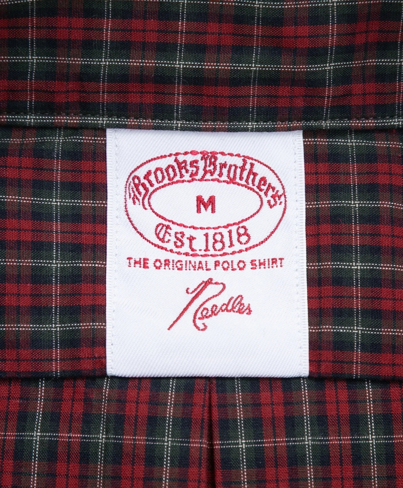 Brooks Brothers x NEEDLES Cotton Poplin Mini Tartan Check Button-Down Shirt, image 5