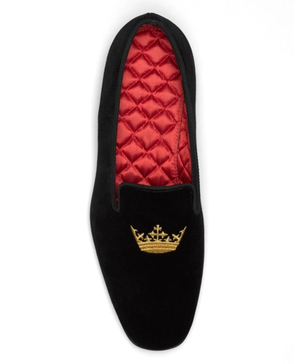 Velvet Crown Slippers, image 3