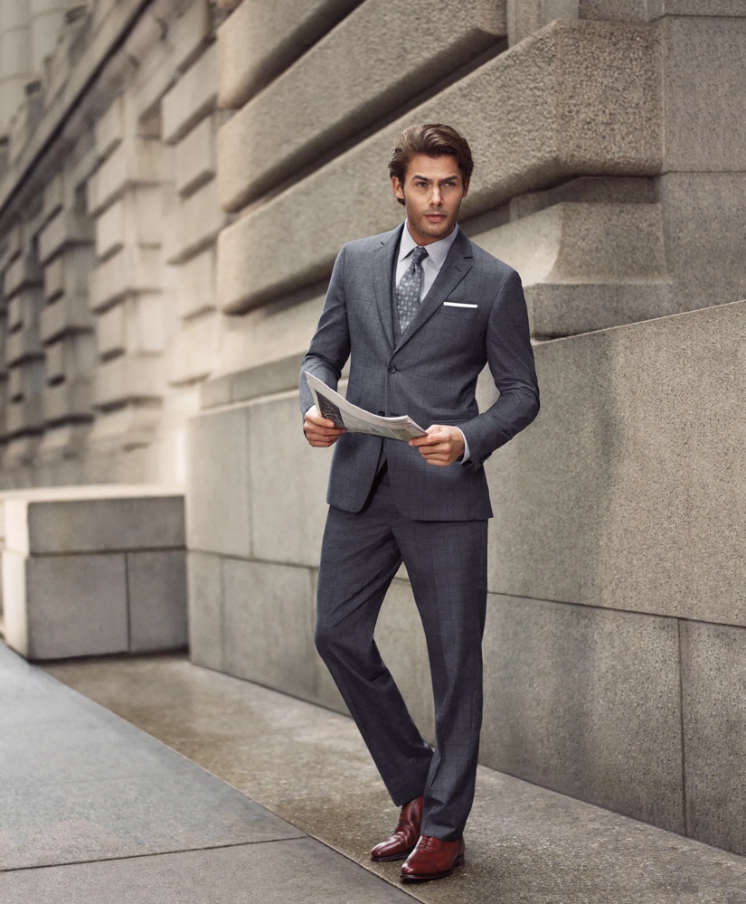 Men's Peal and Co. Black Perforated Captoes | Brooks Brothers Men's Peal and Co. Black Perforated Captoes | Brooks Brothers