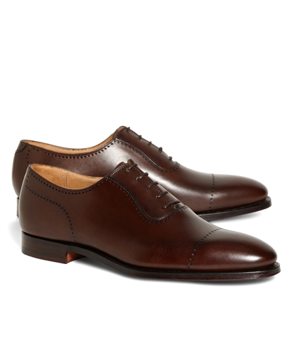 Men's Peal and Co. Brown Perforated Captoes | Brooks Brothers Men's Peal and Co. Brown Perforated Captoes | Brooks Brothers