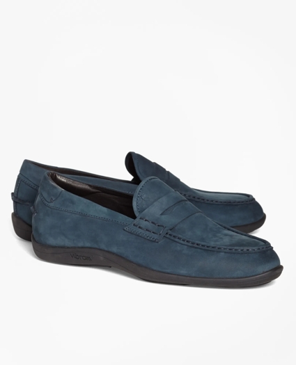 1818 Footwear Suede Penny Moccasins, image 1