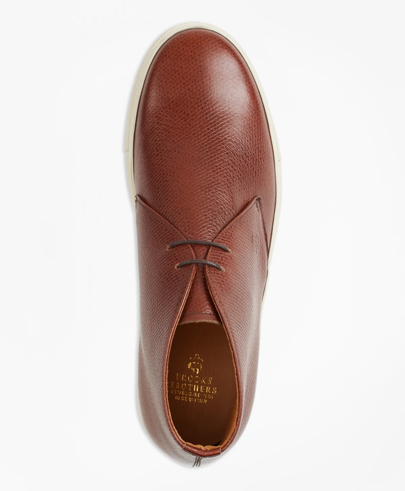 1818 Footwear Textured Leather Chukka Sneakers, image 3