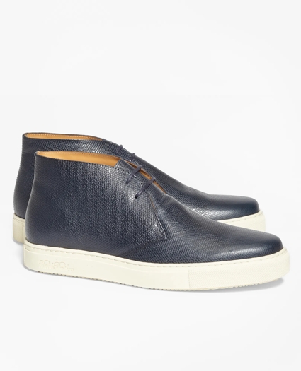 1818 Footwear Textured Leather Chukka Sneakers, image 1