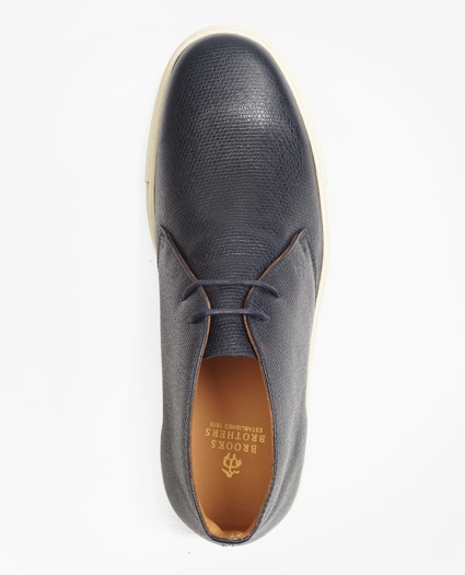 1818 Footwear Textured Leather Chukka Sneakers, image 3