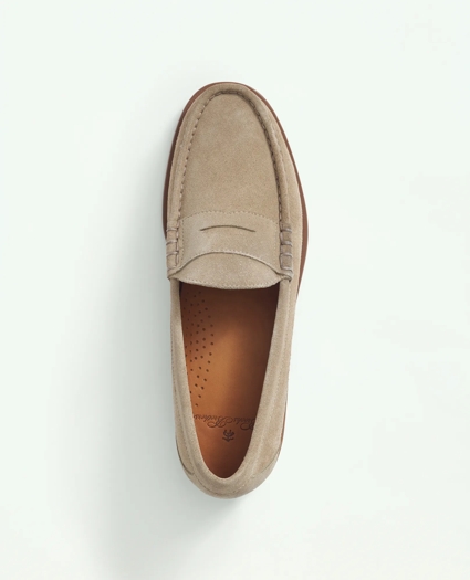 Suede Penny Loafers, image 2