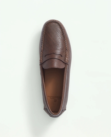 Pebbled Leather Driving Moccasins, image 2