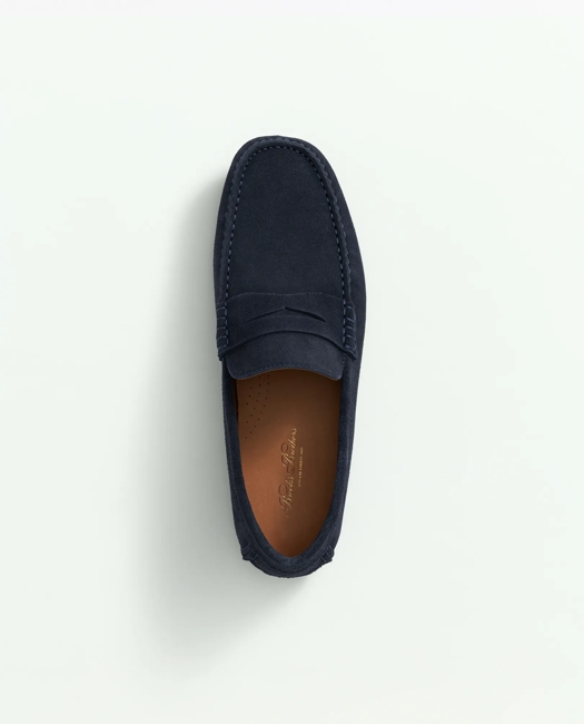 極美品 ブルックスブラザーズ カノニコ REGENT ダブル 紺ブレ 金