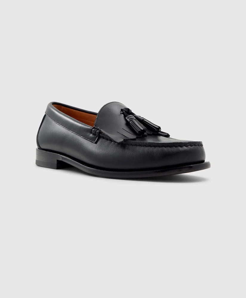 Leather Tassel Loafers, image 4