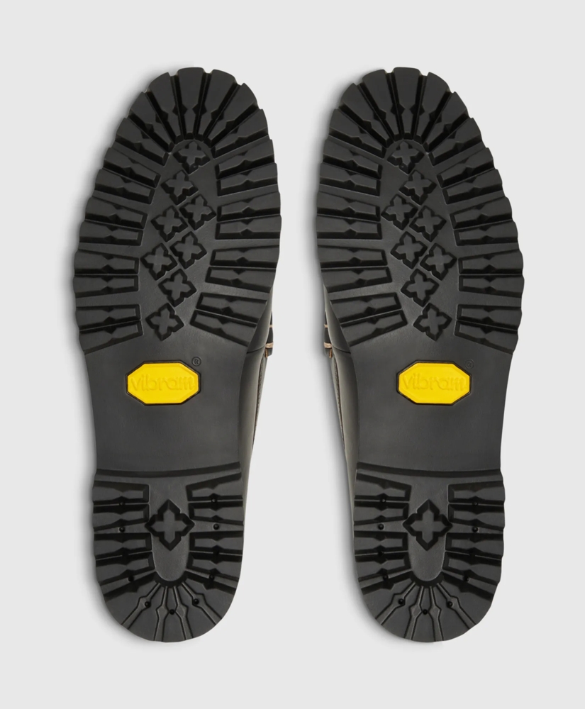 Leather Penny Loafer with Lug Sole, image 8