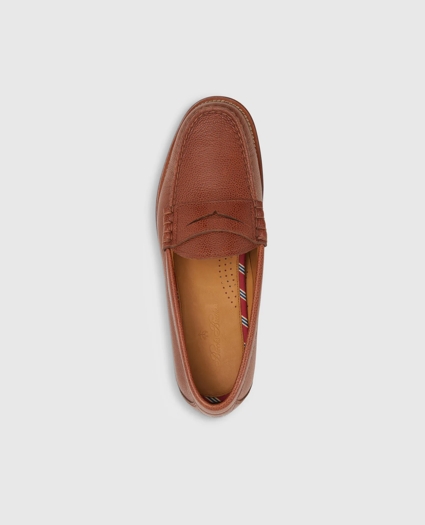 Leather Penny Loafer with Lug Sole, image 2