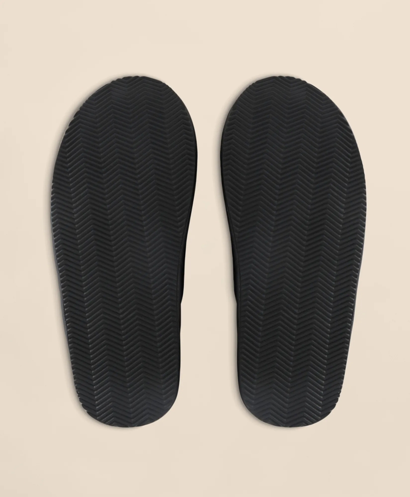 Shearling Lined Leather Slippers, image 5